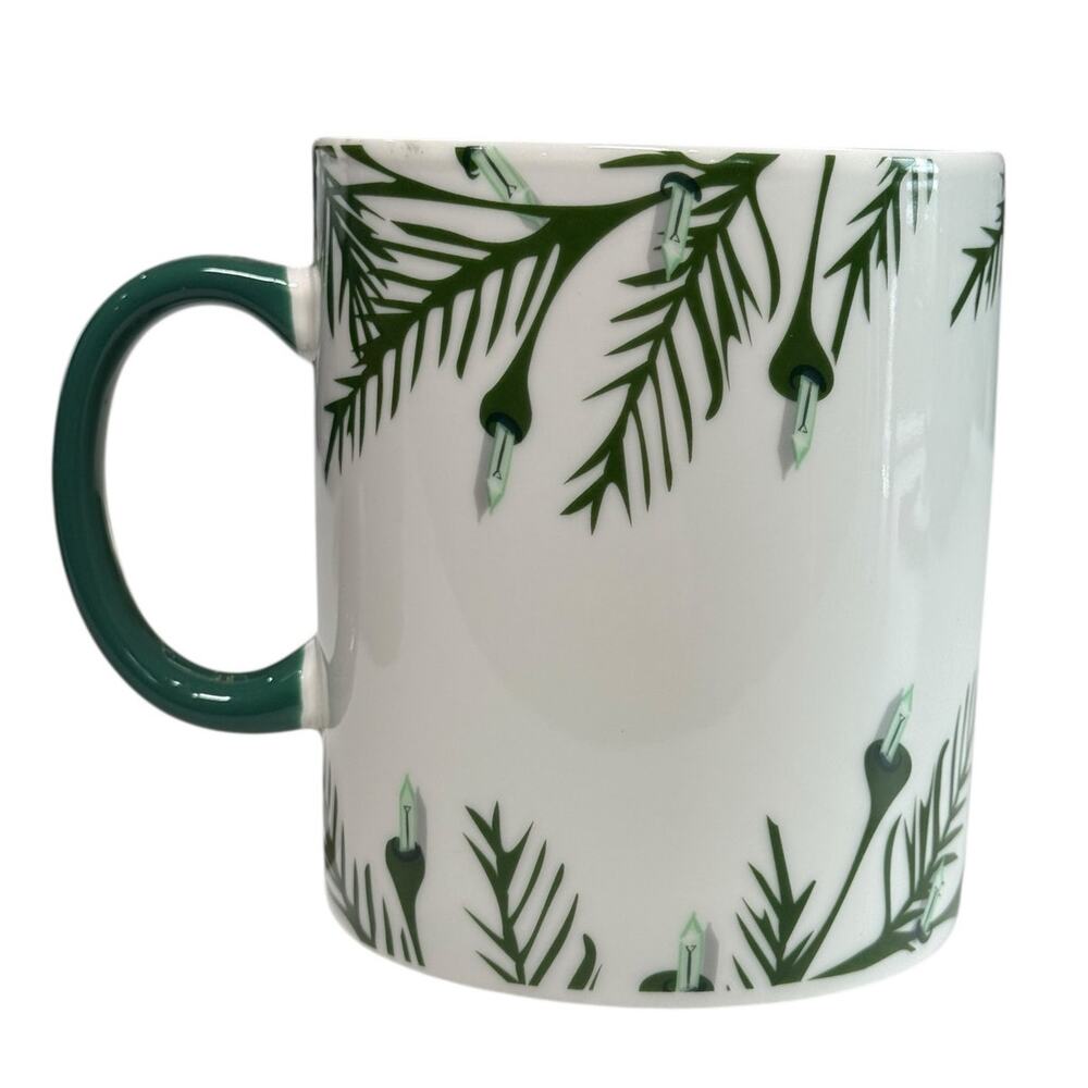Starbucks Jumbo XL Holiday Mug 26oz 2020 Ceramic Christmas Tree Garland Lights - Picture 6 of 13